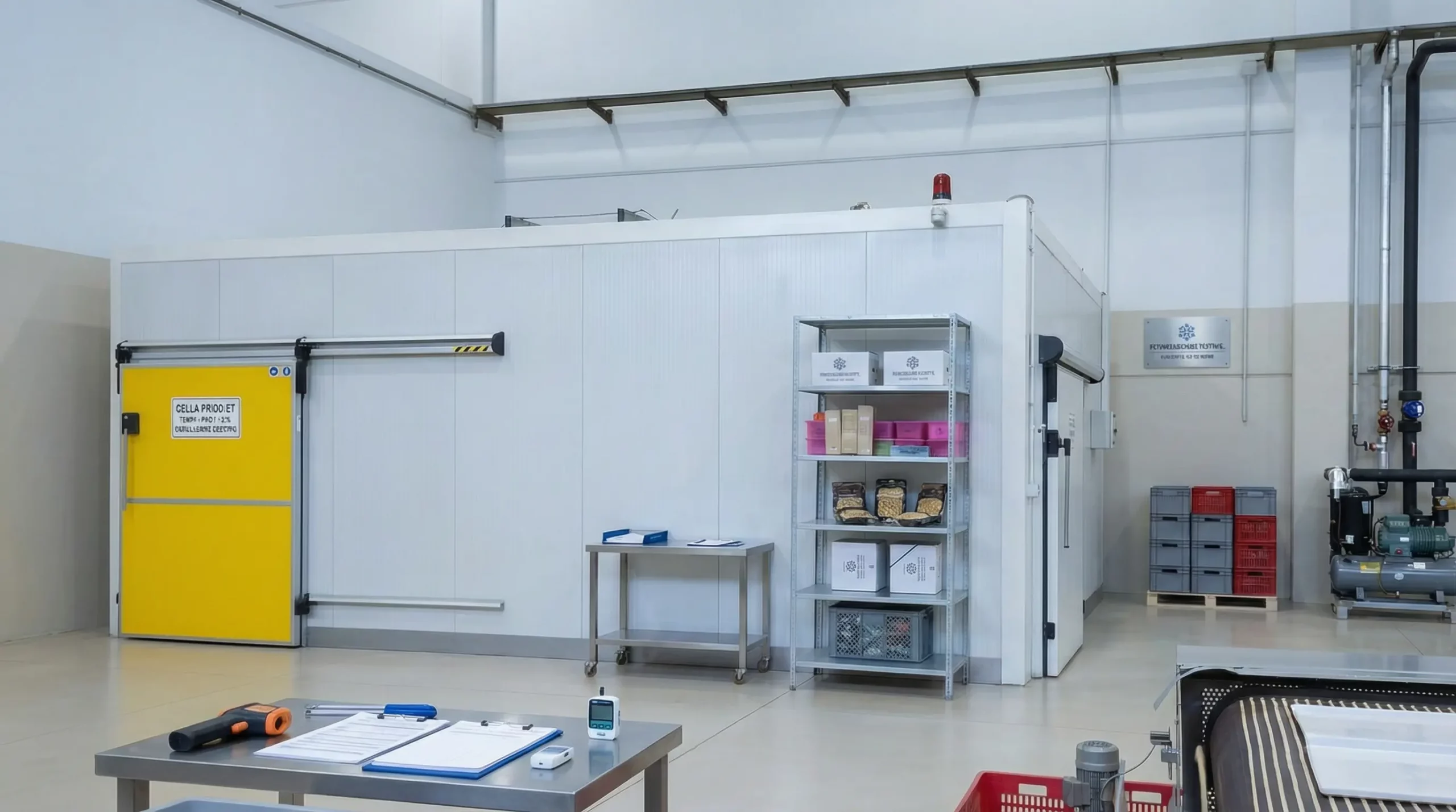 Cella frigorifera industria alimentare biologica Alessandria - Frigo 2000