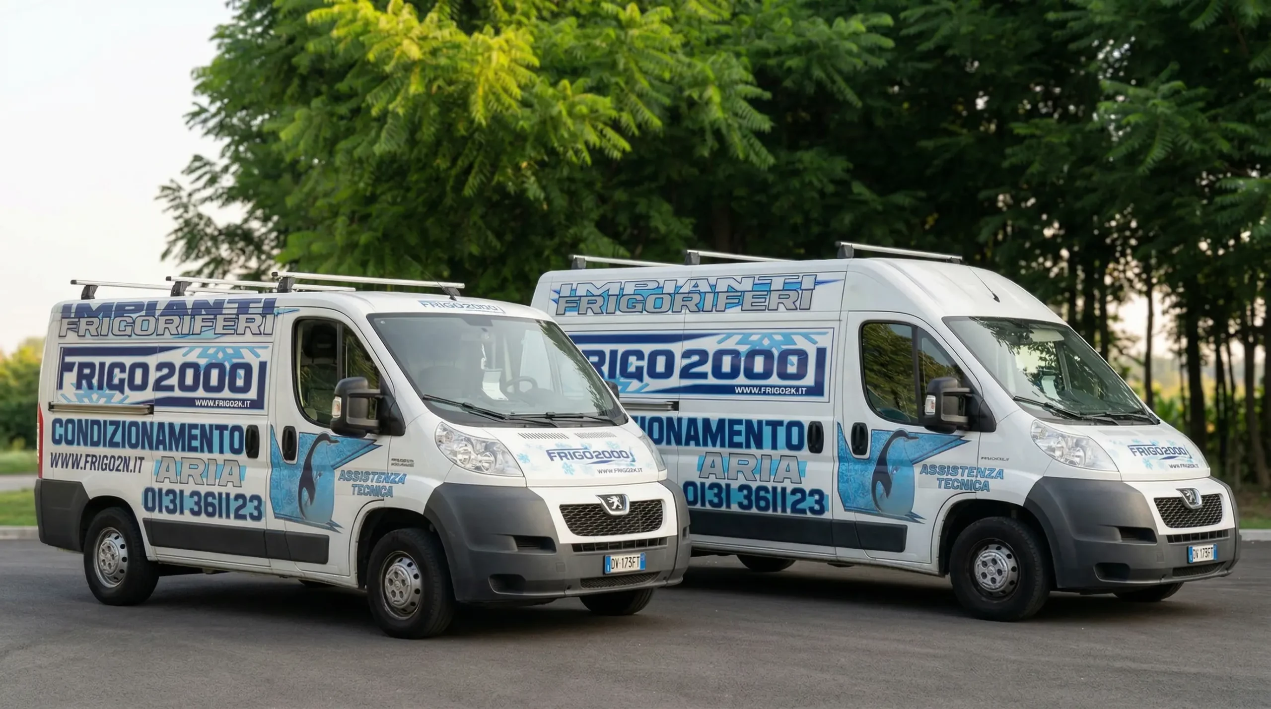 Flotta aziendale Frigo 2000 e pronto intervento Alessandria