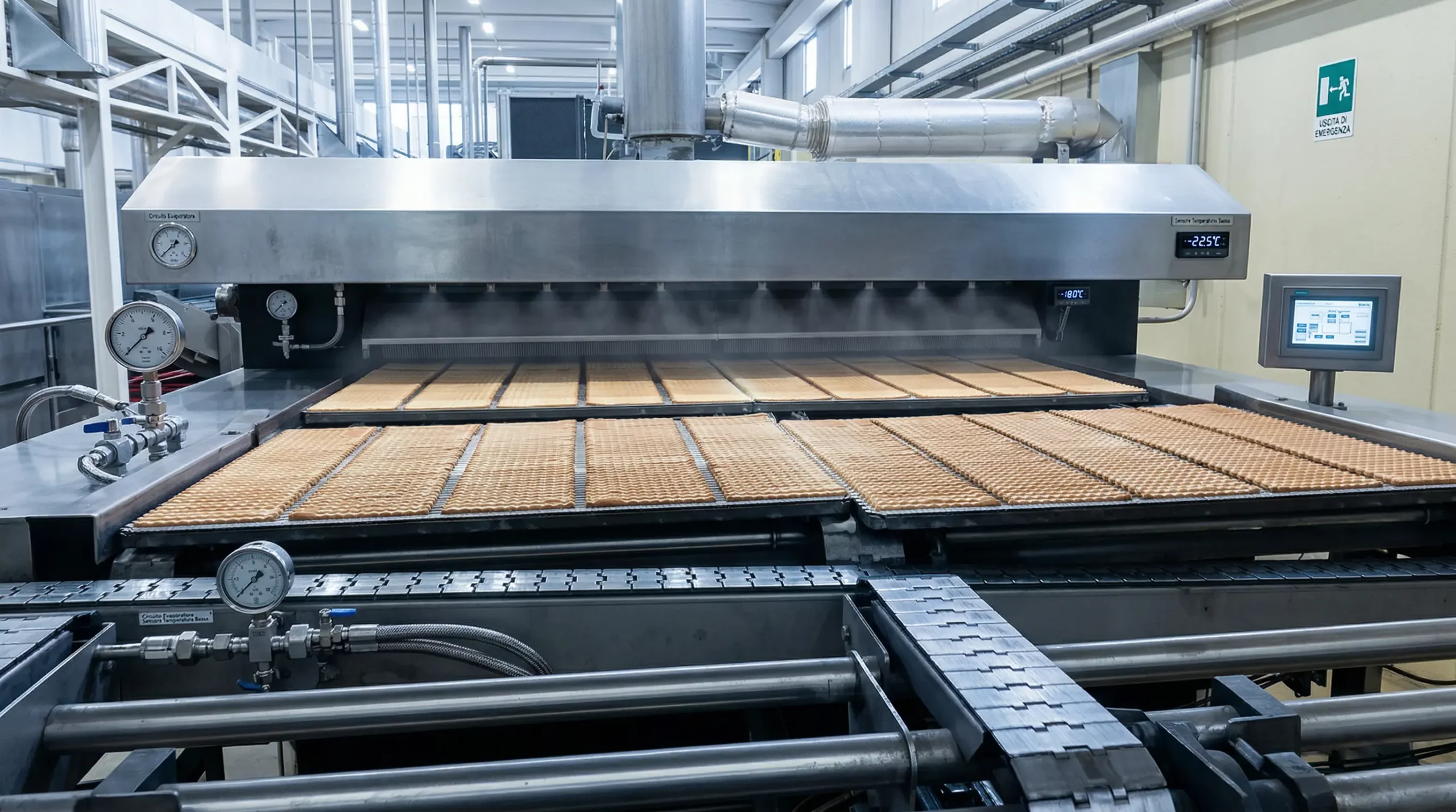 Gestione temperature linea produzione grissini Torino